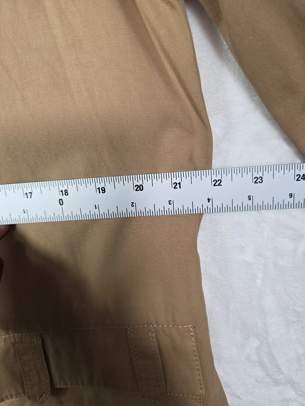 Women's Vintage Trench Coat XL Tan Military Gold Crest Buttons Oversized